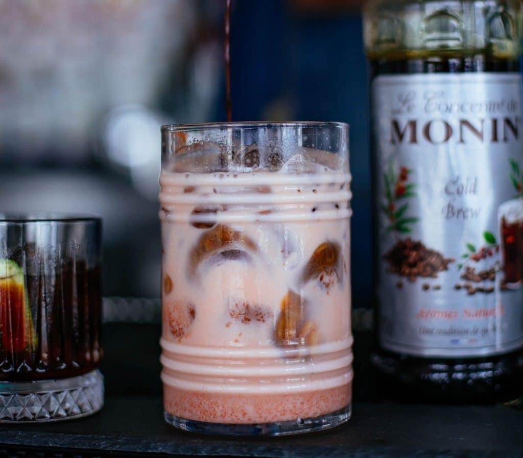 Monin coffee flavor syrup